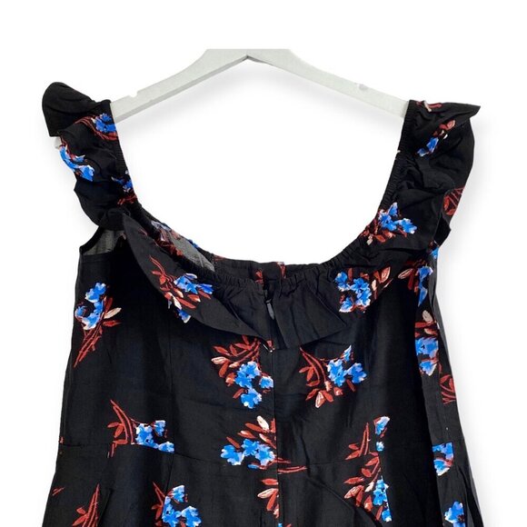 NWT City Chic Mini Dress, Blue Floral Off the Shoulder, Size 16 Plus size - Picture 8 of 12